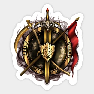 Royal Vampire Crest Sticker